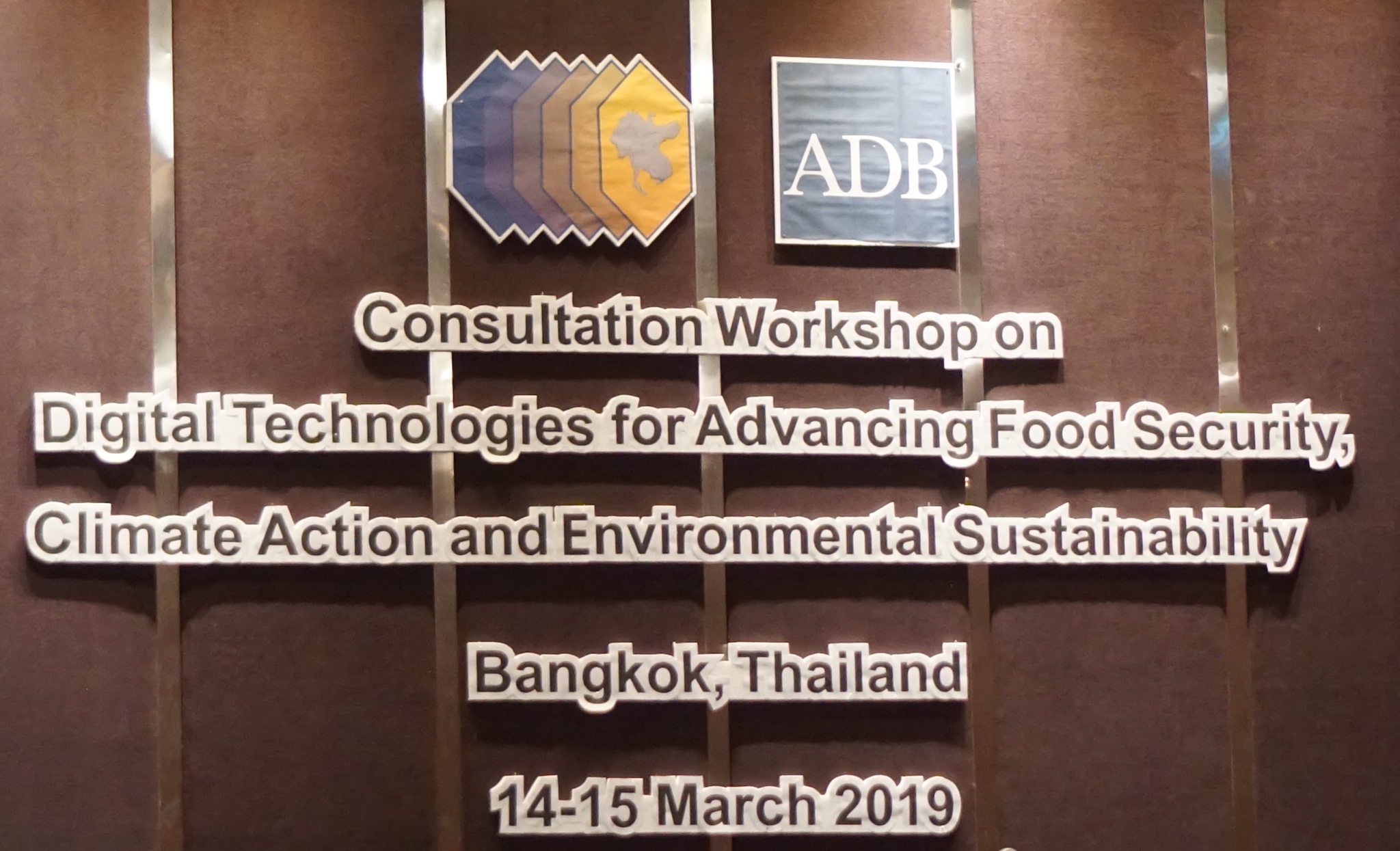 タイ王国で開催されたアジア開発銀行(ADB)主催の国際ワークショップに招待され登壇しました。